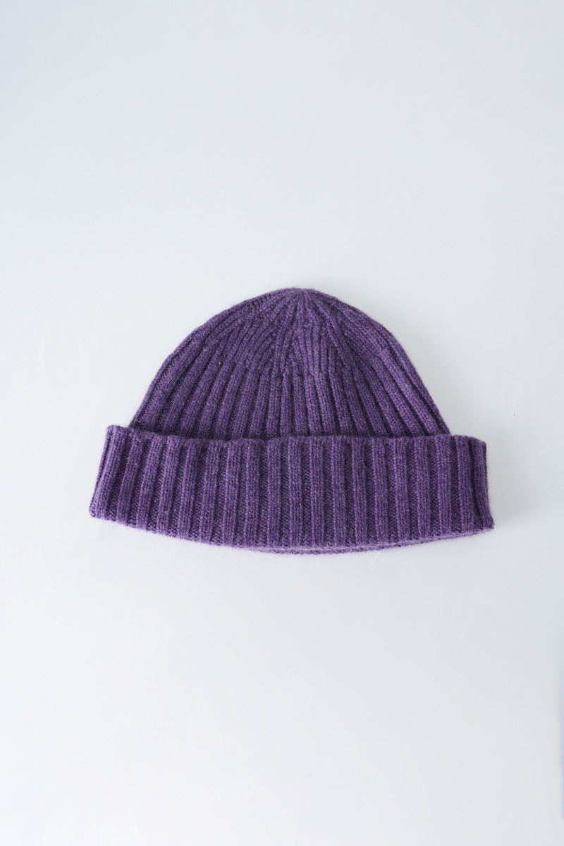 japan HOBO cashmere100% short beanie (made in Japan)