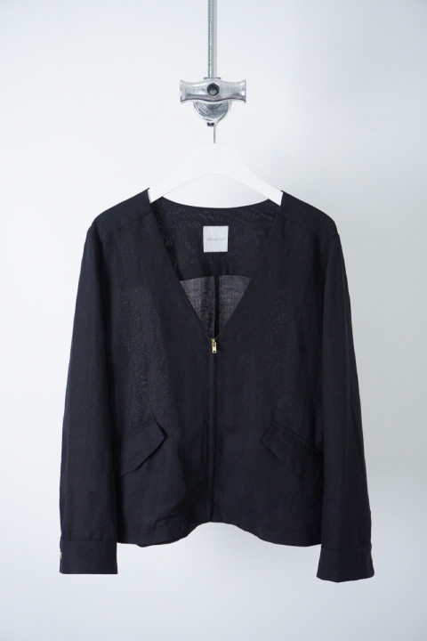 OPAQUE.CLIP jacket (linen+rayon)